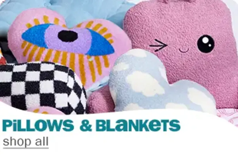 Pillows & Blankets. Shop All