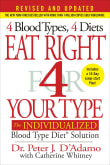 Book cover of Eat Right 4 Your Type: The Individualized Blood Type Diet Solution