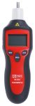 Product image for RS PRO Tachometer Best Accuracy ±0.05% + 1 digit - Contact, Non Contact LCD