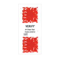 STERIS Product Number LCC012 VERIFY ALL CLEAN TEST INDICATOR / QTY OF 100