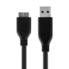 schwarz PVC (1A), 1m | Micro USB 3.0