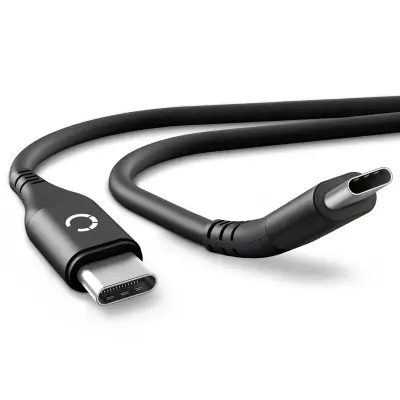 USB C Type C Kabel für Google Pixel 7, 7 Pro, 6, 6 Pro, 6A, 5, 4, 3, 2 Handy Ladekabel - 1m 3A Nylon schwarz - Datenkabel für Smartphone