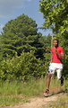 Free Stock Photo: An African American man jogging outdoors