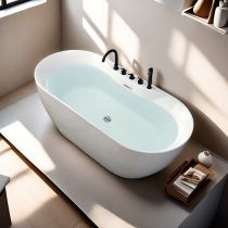 Tub with Black 5-Piece Set