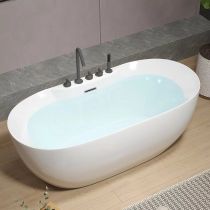 Tub with Gray 5-Piece Set