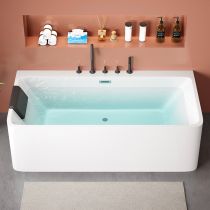 Tub with Gray 5-Piece Set