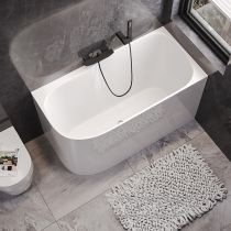 Tub with Wall Mounted Faucets