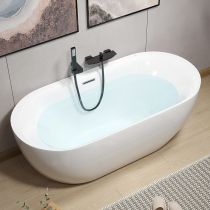 Tub with Wall Mounted Faucets