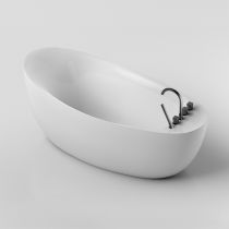 Tub with Gray 5-Piece Set