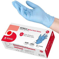 SELEFA® Examination Gloves, Nitrile SENSE, Blue