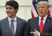 Donald Trump with Justin Trudeau