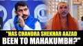 Avimukteshwaranand slams Aazad Samaj Party MP Chandra Shekhar Aazad for his comment on Mahakumbh