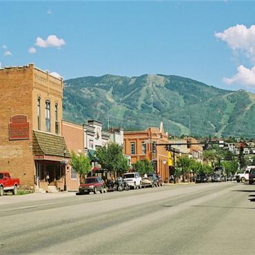 steamboat springs town view