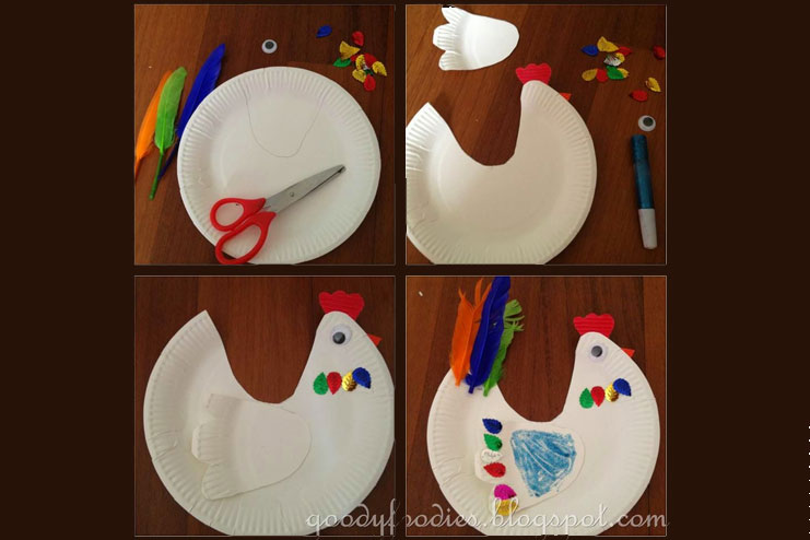 Paper plate decoration