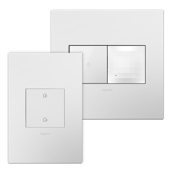 adorne Smart Switch Starter Kit, with Gateway and Home/Away Wireless Smart Switch, with Netatmo, White