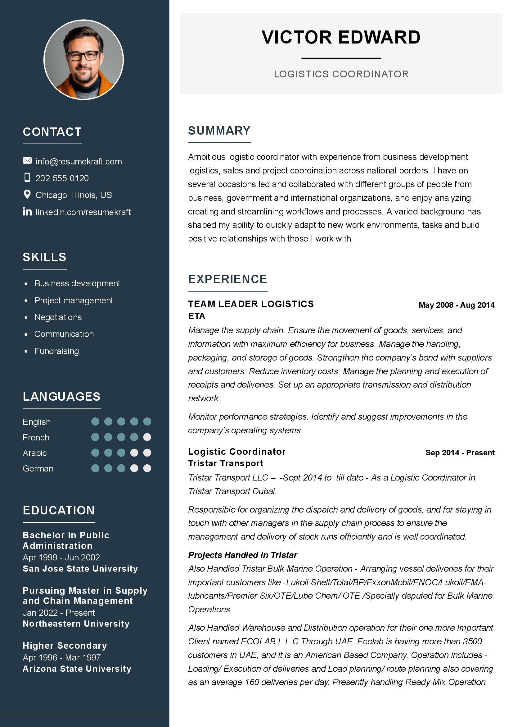 logistics resume examples Logistics manager resume samples