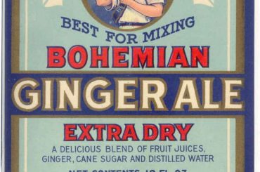 Vintage Product Labels Bohemian Extra Dry Ginger Ale