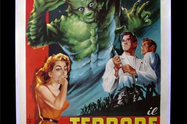 Classic Horror Movie Posters Il Terrore sul Mondo The Creature Walks Among Us