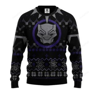 Black Panther Walanda Christmas Ugly Sweater