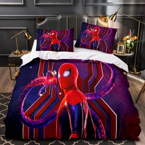 Spiderman With Dr.Octopus Tentacles Bedding Set Queen