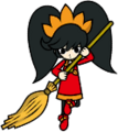 Sprite of Ashley from Rhythm Heaven Megamix