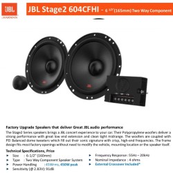 Buy JBL Stage 2 604CFHI Car Component Car Speakers with Twitters | RideoFrenzy