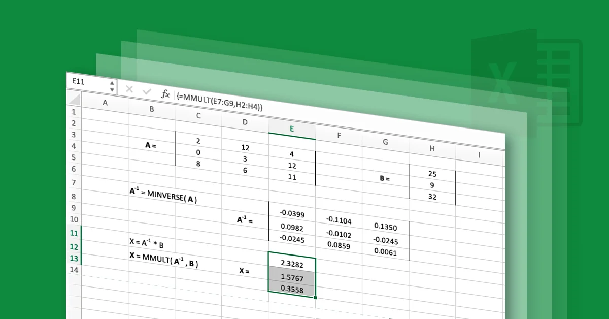 Solving a System of Linear Equations in Excel Computer-Based Testing ...