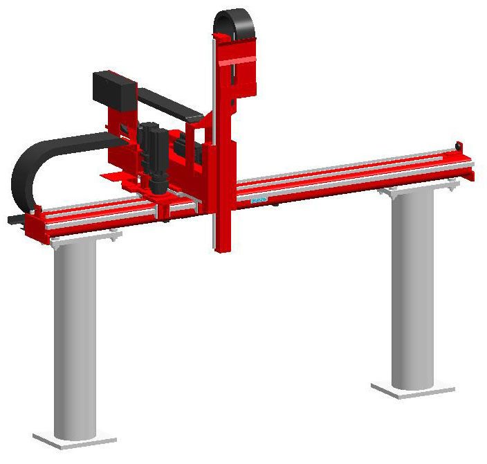 Gantry robot / cartesian / 3-axis / for injection molding machines ...