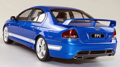 FPV BF GT - Shockwave Blue with Winter White Stripes - Image 5