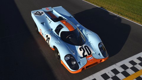 The Porsche 917K formerly owned by Steve McQueen and, later, by Jerry Seinfeld.