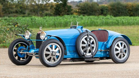 A 1925 Bugatti Type 35A/35T 2.3-liter Grand Prix Two-Seater.