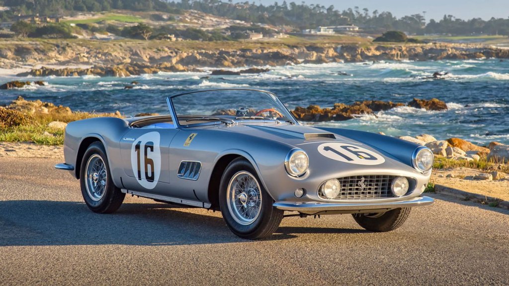 A 1959 Ferrari 250 GT LWB California Spider Competizione.