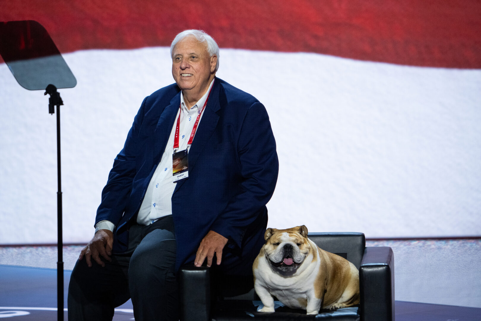 West Virginia Gov. Jim Justice and his English bulldog, Babydog, are among those heading to the Senate.