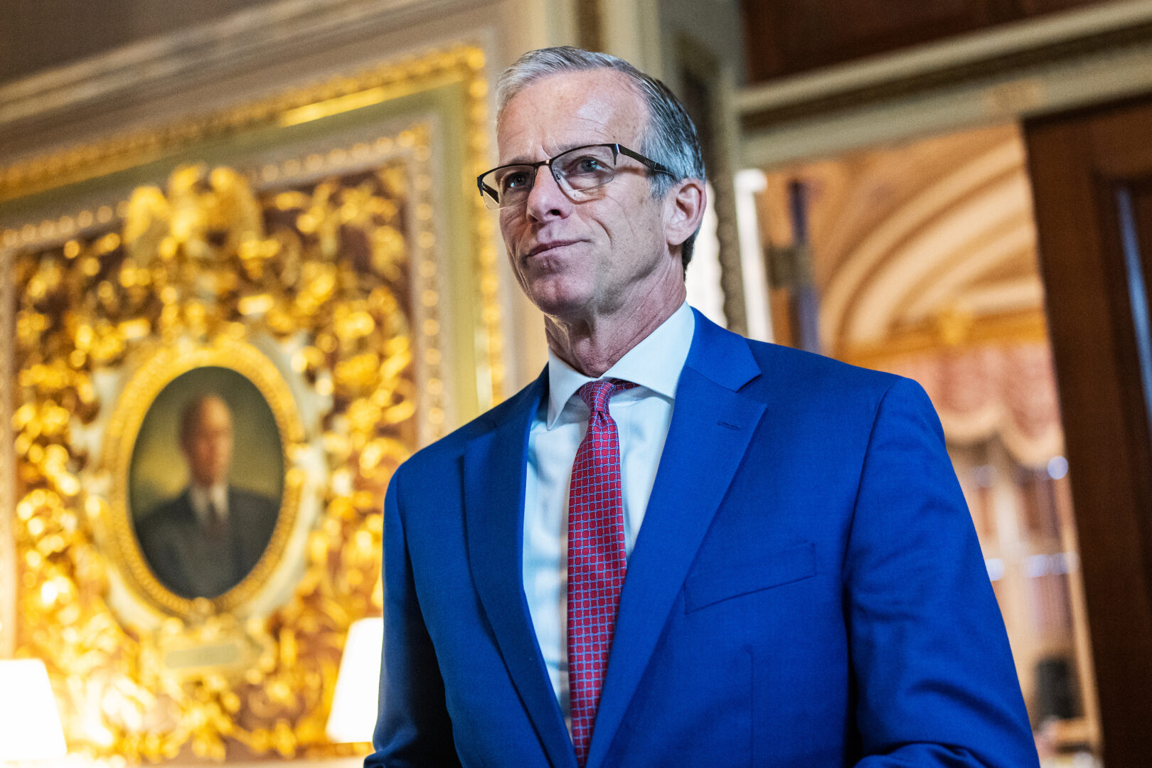 Sen. John Thune, R-S.D., is among the candidates for majority leader.