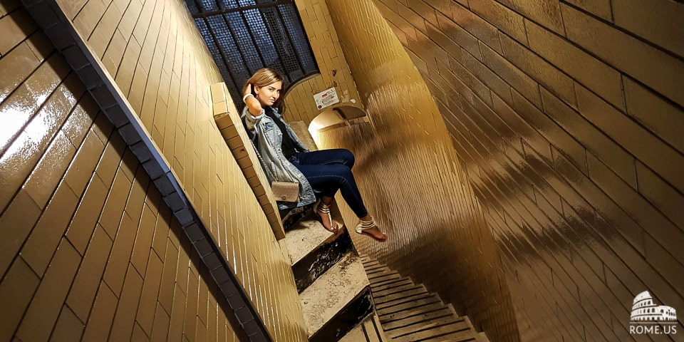 climb the dome of St Peter Basilica in Vatican city