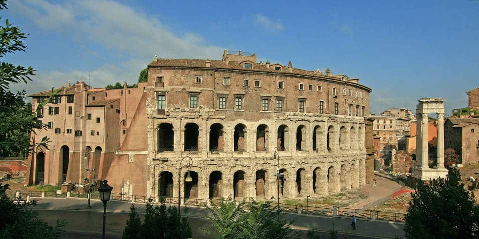 The Theater of Marcellus in Ancient Rome