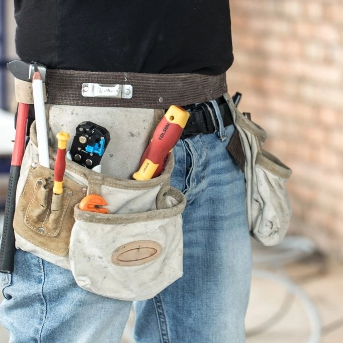 picture of a man having hand tools 