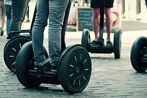 people taking a Segway tour in Washington DC