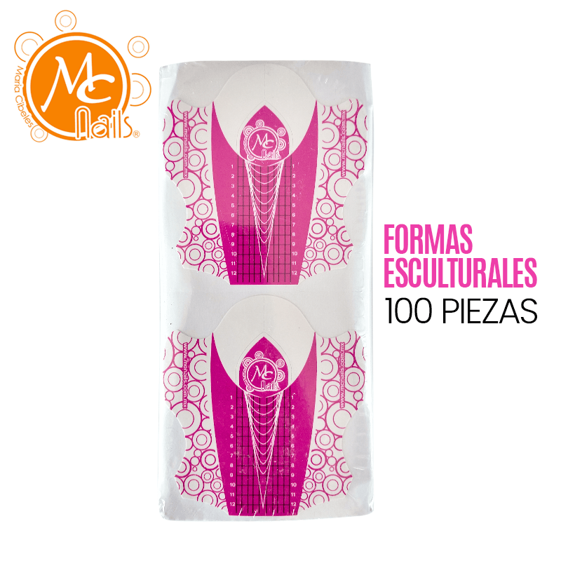 Formas esculturales Rosa Grande 100 pz MC – Rosa Pink