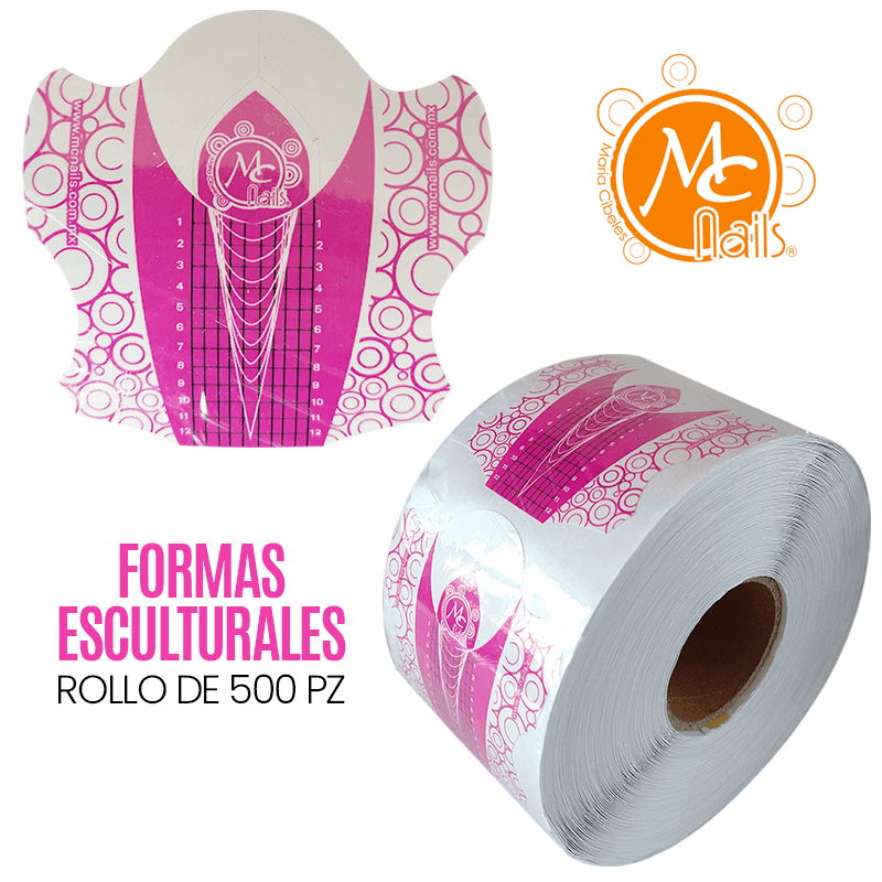 Formas esculturales MC Rosa Grande 500 pz – Rosa Pink