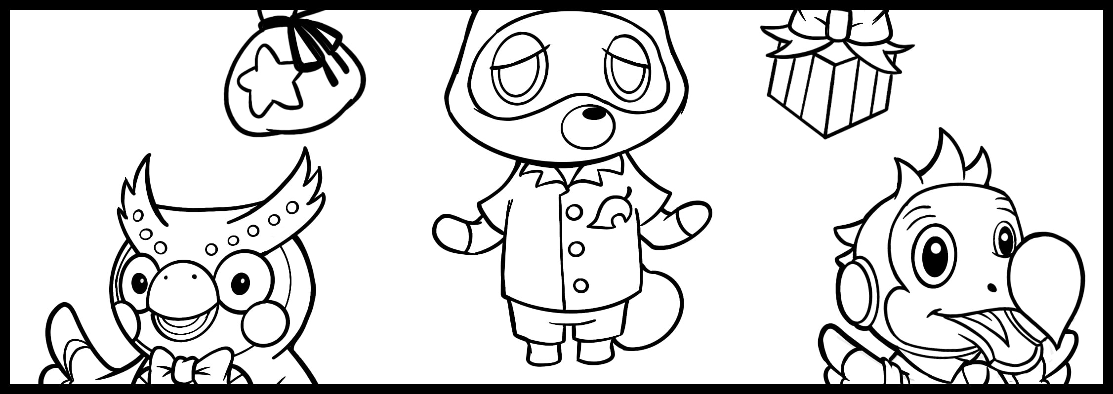 64 Coloring Pages Animal Crossing  Latest