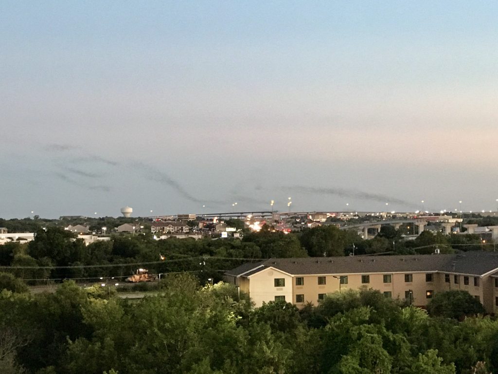 Bats in Round Rock from The Rooftop at URBAN