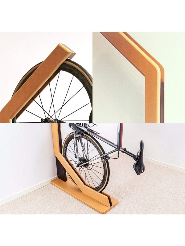 Wooden Bike Vertical Rack