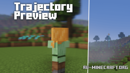 ������� Trajectory Preview ��� Minecraft 1.19.4