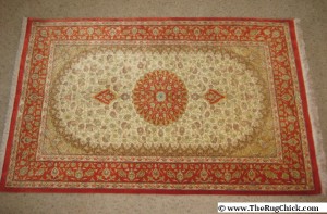 Silk Qum rug