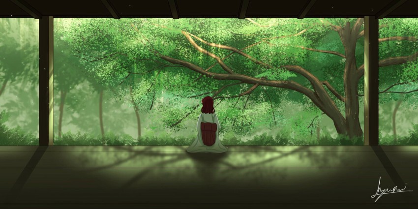 GREEN ANIME AESTHETIC  Studio ghibli Green aesthetic Green