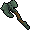 Adamant battleaxe.png: RS3 Inventory image of Adamant battleaxe