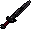 Black longsword.png: RS3 Inventory image of Black longsword