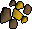 Gold ore.png: RS3 Inventory image of Gold ore