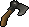 Iron throwing axe.png: RS3 Inventory image of Iron throwing axe